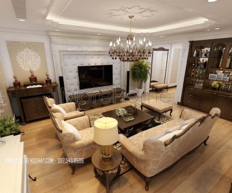 Mẫu sofa tân cổ điển độc đáo và ấn tượng được thể hiện qua từng đường nét chạm khắc khéo léo tinh xảo Sofa tân cổ điển cao cấp