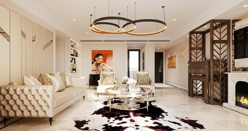 Sofa chung cư tân cổ điển Sofa chung cư tân cổ điển