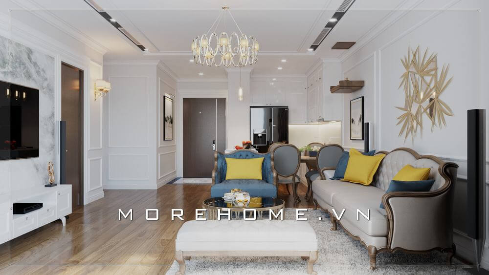 Sofa chung cư tân cổ điển Sofa chung cư tân cổ điển