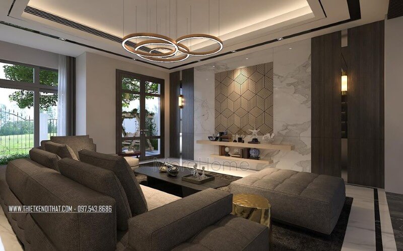 Thiết kế phòng khách nhà phố