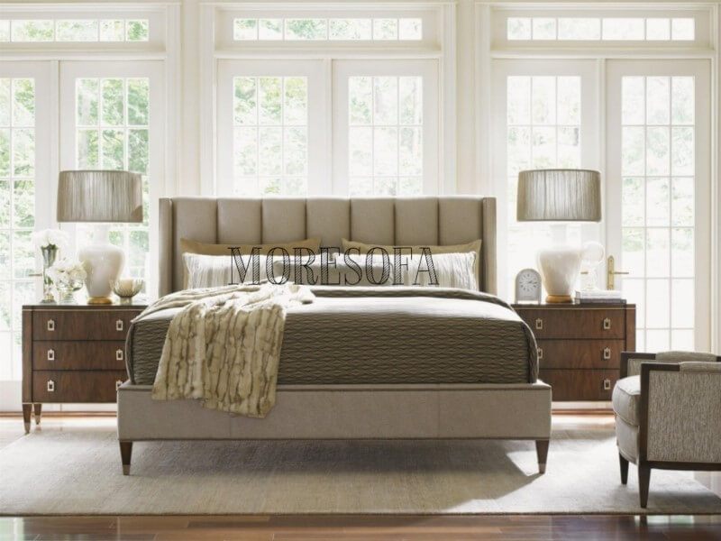 Sang trọng, hiện đại với mẫu giường ngủ bọc da dễ dàng sử dụng, vệ sinh