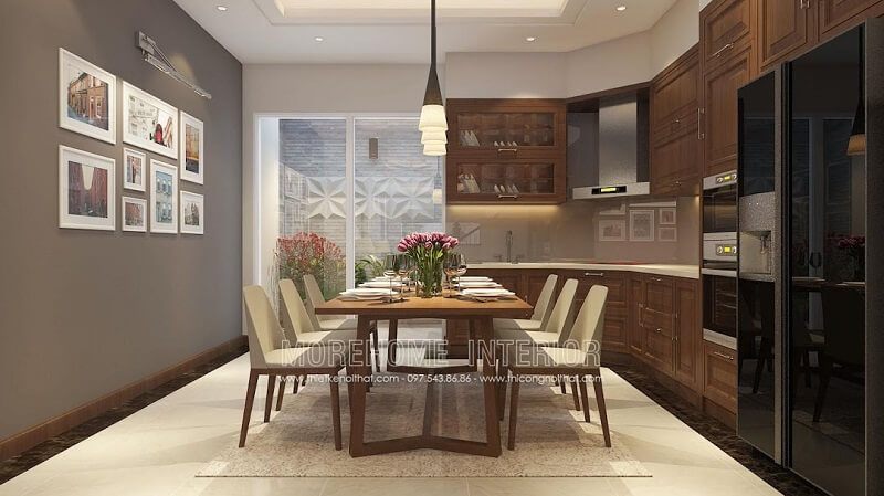 Mẫu bàn ăn đẹp MoreHome