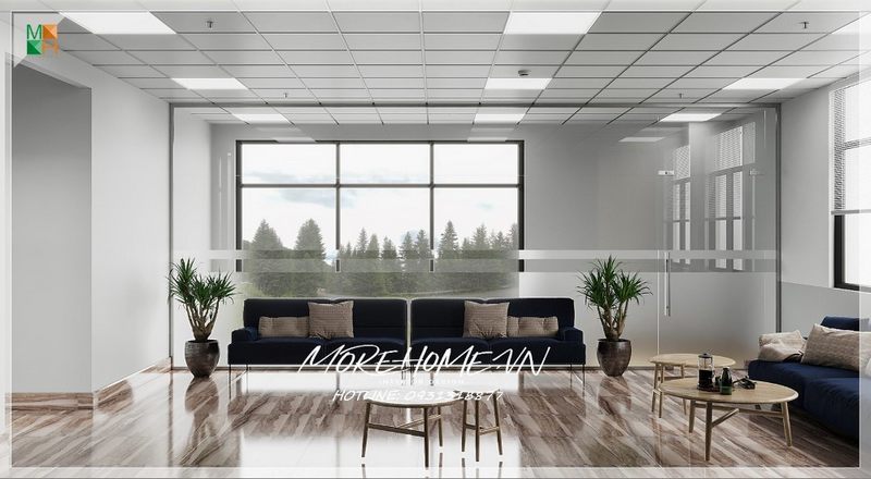 Sofa sẫm màu với phong cách thiết kế hiện đại mang đến sự tinh tế và ấn tượng khi bước chân vào căn phòng.